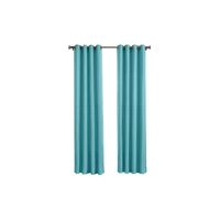 Larson - Luxe geweven blackout gordijn - met ringen - 3m x 2.5m - Mint-turquoise - thumbnail
