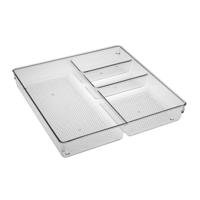 Bestekorganizer Versa Transparant Plastic 30,6 X 5,6 X 30,6 CM