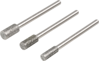 Wolfcraft diamantslijpstift-set | cilindervormig | 3-delig | 1 set - 5987000