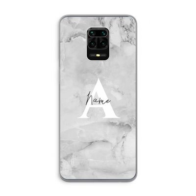 Ivory Marble: Xiaomi Redmi Note 9 Pro Transparant Hoesje