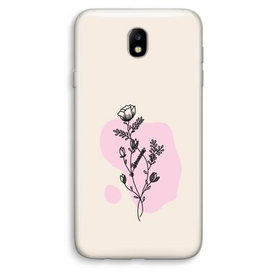 Roses are red: Samsung Galaxy J7 (2017) Transparant Hoesje