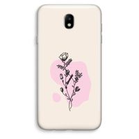 Roses are red: Samsung Galaxy J7 (2017) Transparant Hoesje