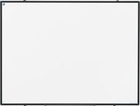 Smit Visual Softline whiteboard, emaille, magnetisch, zwart profiel, 120 x 90 cm