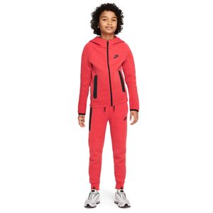 Nike Tech Fleece Sportswear Trainingspak Kids Rood Zwart