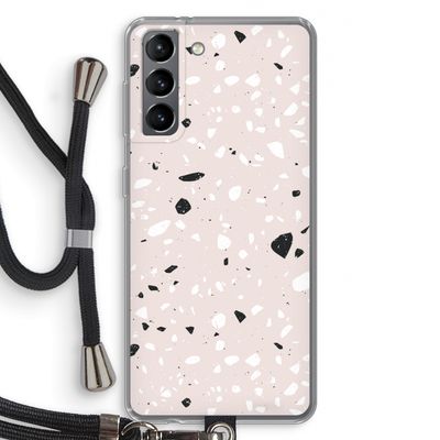Terrazzo N°20: Samsung Galaxy S21 Transparant Hoesje met koord