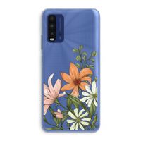 Floral bouquet: Xiaomi Redmi 9T Transparant Hoesje