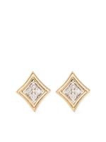 Adina Reyter boucles d'oreilles Make Your Move en or 14ct pavées de diamants