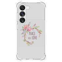 Samsung Galaxy S23 Stevig | Bumper Hoesje | Boho Text