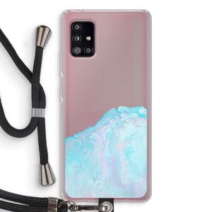 Fantasie pastel: Samsung Galaxy A51 5G Transparant Hoesje met koord
