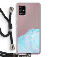 Fantasie pastel: Samsung Galaxy A51 5G Transparant Hoesje met koord