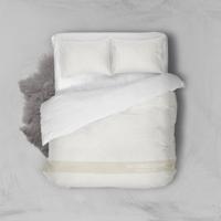 Dekbedovertrek McGregor Katoen Roosevelt Off White Patroon 200x200 Cm Verkoelend McGregor - Dekbed-Discounter.nl