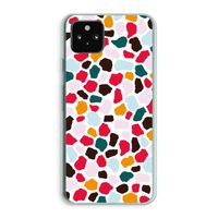 Colored Giraffe: Google Pixel 5a 5G Transparant Hoesje