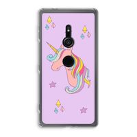 Roze eenhoorn: Sony Xperia XZ2 Transparant Hoesje