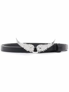 Zadig&Voltaire ceinture à boucle Wings - Noir