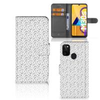 Samsung Galaxy M21 | M30s | Telefoon Hoesje | Stripes Dots | Portemonnee hoesje