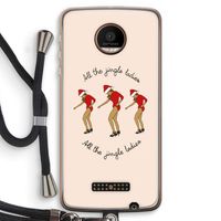 Jingle Ladies: Motorola Moto Z Force Transparant Hoesje met koord