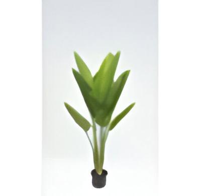 Real touch Strelitzia 110 cm 9 lvs in plastic pot - Driesprong collection
