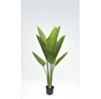 Real touch Strelitzia 110 cm 9 lvs in plastic pot - Driesprong collection