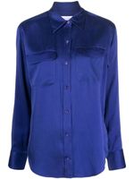 Equipment chemise Signature en soie - Bleu - thumbnail