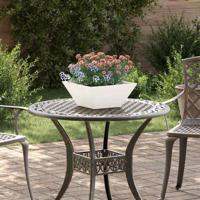 Tuin Kom Plantenbak 5 pcs Wit 35 x 35 x 15 cm Staal