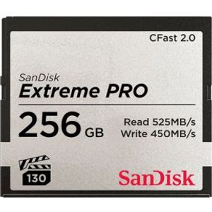 SanDisk Extreme PRO 256GB CFast 2.0 Geheugenkaart