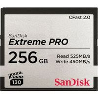SanDisk Extreme PRO 256GB CFast 2.0 Geheugenkaart