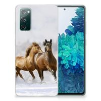 Samsung Galaxy S20 FE TPU Hoesje Paarden