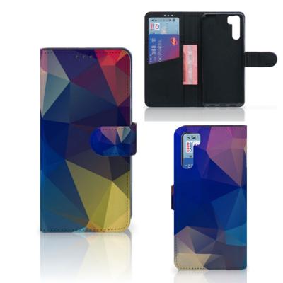 OPPO A91 | Reno3 | Book Case | Polygon Dark