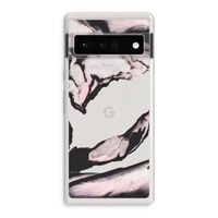 Roze stroom: Google Pixel 6 Pro Transparant Hoesje Roze stroom: Google Pixel 6 Pro Transparant Hoesje