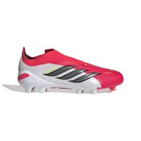 adidas Predator Elite Veterloze Gras Voetbalschoenen (FG) Kids Rood Wit Zwart