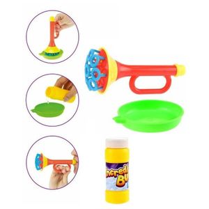 Bellenblaas speelgoed setje met blaas trompet   -