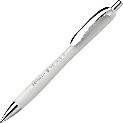 Schneider Schreibgeräte 1 stuk(s) Slider Rave silver grey, Mine Slider 755 XB blau 132512 Balpen Kleur inkt: Blauw N/A