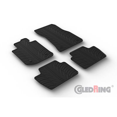 Rubbermatten passend voor BMW 4 Serie (G22) Coupe 2020- (4-delig) GL0543