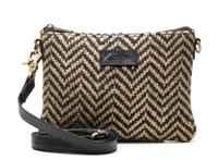 Chabo Bags Romio Jaquard Crossbody Clutch/Schoudertas Zwart Chabo Bags Romio Jaquard Crossbody Clutch/Schoudertas Zwart