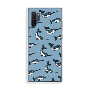 Narwhal: Samsung Galaxy Note 10 Plus Transparant Hoesje