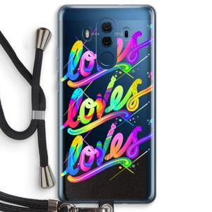 Loves: Huawei Mate 10 Pro Transparant Hoesje met koord