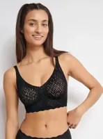 Zero Feel Kanten Bralette gevuld - Bliss - Bh Top met smalle bandjes - Uitneembare vulling