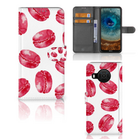 Nokia X10 | Nokia X20 Book Cover Pink Macarons - thumbnail