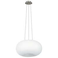 EGLO Optica - Hanglamp - 2 Lichts - Ø445mm. - Nikkel-Mat - Wit