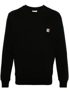 Maison Kitsuné sweat à motif Fox signature - Noir