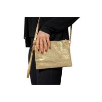 Gouden feest schoudertasje met glitters   -