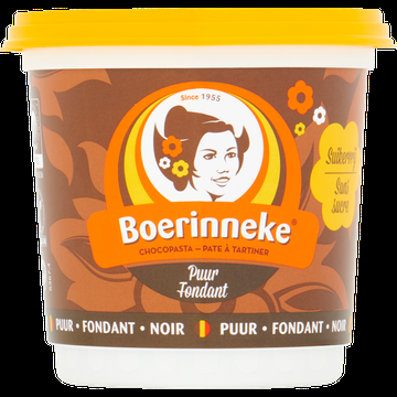 Boerinneke Chocopasta Puur Fondant Suikervrij 400 g bij Jumbo