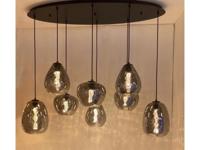 Hanglamp Celeste 8L Ovaal - Smoke