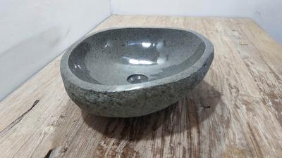 Rivierstenen waskom RM250325, 45x41x15 cm