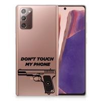 Samsung Note 20 Silicone-hoesje Pistol DTMP