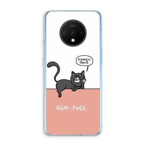 GSM poes: OnePlus 7T Transparant Hoesje
