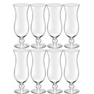 Royal Leerdam grote Cocktailglazen Hawaii - 8x stuks - glas - 440 ml - Pina Colada en meer