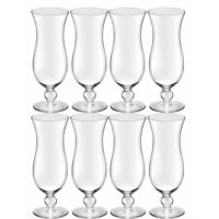 Royal Leerdam grote Cocktailglazen Hawaii - 8x stuks - glas - 440 ml - Pina Colada en meer