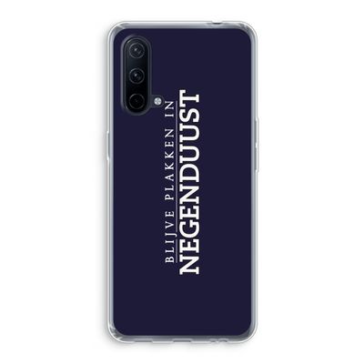 Blijve plakken in Negenduust: OnePlus Nord CE 5G Transparant Hoesje