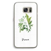 Green Brush: Samsung Galaxy S7 Transparant Hoesje